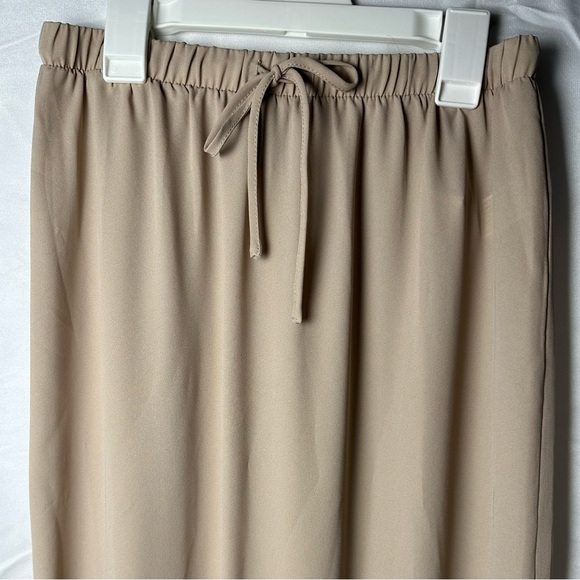 NWT Forever 21 Taupe Drawstring Maxi Skirt - Picture 3 of 4